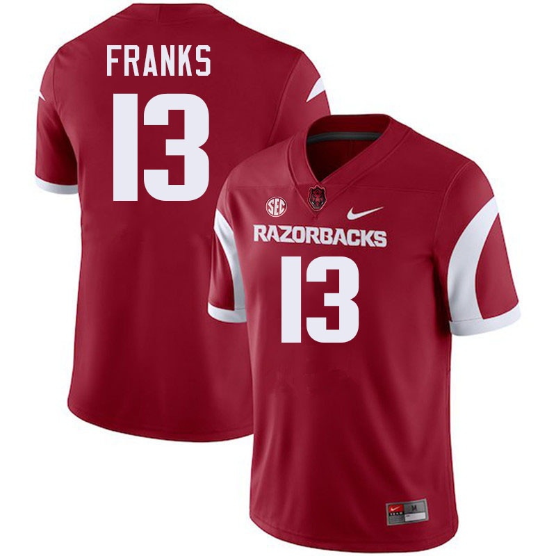 Feleipe Franks Arkansas Jersey,Arkansas Razorbacks #13 Feleipe Franks Jersey Youth College-Cardinal